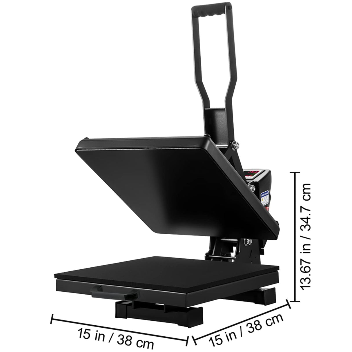 VEVOR Heat Press, 15x15 Power Heat Press Machine for T-Shirt, Fast Heating, High Pressure Heat Press Machine, Digital Industrial Sublimation Printer VEVOR