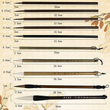 DIUDIU CAT Chinese Brush,Chinese Art Brush Set,Kanji Japanese Sumi for Writing Drawing, One Set of 10 Brushes (with Brush Bag) DIUDIU CAT
