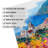 Canvases for Painting 8 x 10 inch, 24 Pack Painting Canvas, Blank Canvas Boards for Painting- Gesso Primed Acid-Free 100% Cotton Canvas Panels for Simetufy