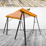 WORKESS Saw Horses 2 Pack Folding, Portable Saw Horses Heavy Duty 550 lbs Weight Capacity Portable Folding Legs and Easy Carry Handle WORKESS