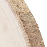LEXININ 6 Pack 10-11 Inches Natural Wood Slices, 25-28cm Unfinished Wooden Log Slices, Round Large Wood Circles for Weddings, Table Centerpieces, LEXININ