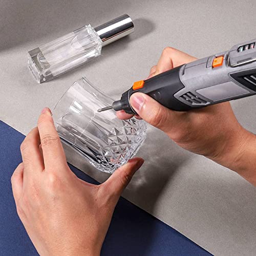 Rotary Tool, 4V Cordless Mini Rotary Multi-Tool Kit with 2 Variable Speed, 31pcs Accessories Kit for Carving, Engravingand Polishing