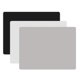 TDHDIKE 3 Pack Large Silicone Sheets for Crafts, Liquid, Resin Jewelry Casting Molds Mat, Silicone Placemat. Black & Gray & Beige (15.7 x 11.8 inch TDHDIKE