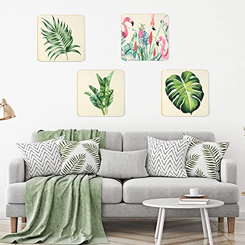 12 Pieces 12 x 12 Inches Unfinished Squares Blank Wooden Pieces Wooden Square Cutouts Wood Slices for Painting Writing Carving DIY Arts Craft Project Coopay