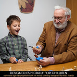 BeaverCraft Whittling Knife for Beginners C1 Kid - Whittling Knife for Kids Safety Carving Knife - Children Whittling Knife for Entry-Level Carvers - BeaverCraft