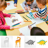 FSWCCK 25pcs 10mil 12 x 12 Inch Milky Translucent Blank Stencil Material Mylar Template Sheets, PET Blank Stencils Sheets for Cricut, Laser Cutting, FSWCCK