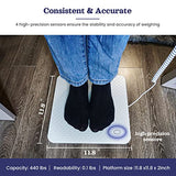 ScaleBelly Professional Physician Scale, 440 lb Home Gym Office Medical Floor Scale, High Capacity Scale for Wrestler Powerlifters ScaleBelly