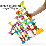 DSHMIXIA Marble Run for Kids Ages 4-8-12 150pcs Sturdy Building Toys Kids Games Marbles Run Track Amazing Fun Boys Girls Gifts (Standard) DSHMIXIA