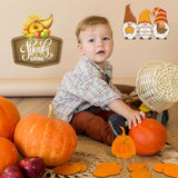32 Pcs Thanksgiving Wooden Pumpkin Cutouts Unfinished Pumpkin Wood Crafts Pumpkin Wooden Ornaments Thanksgiving Wood Pumpkin Decorations for Painting Gerrii