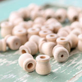 Factory Direct Craft Pack of 135 Unfinished Wood Candle Cups - Made in The USA Blank Wooden Bean Pot Candle Holders DIY Wood Turnings (Size 5/8" H x Factory Direct Craft