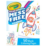 Crayola Color Wonder Mess Free Coloring, Blank Coloring Pages, 50 Count, Printable Page Refill Set Crayola