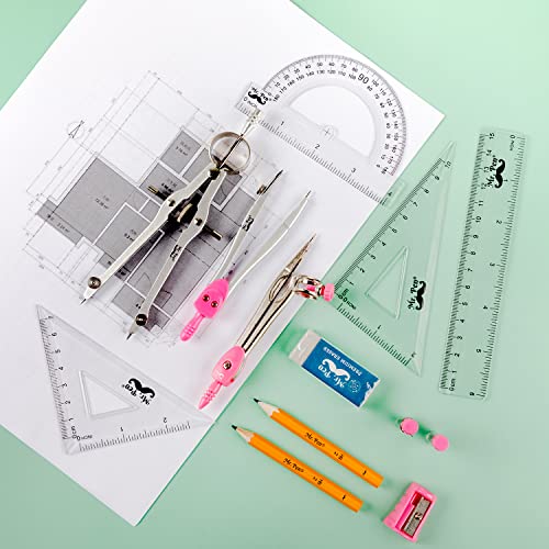 Mr. Pen- Geometry Set, 15 pcs, Geometry Kit Set with Shatterproof