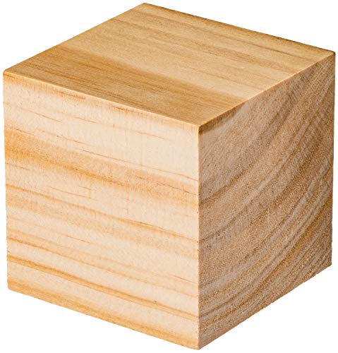 Wooden Cubes for Arts and Crafts – DIY - Photo Blocks - 1.5 Inch Unfinished  Natural Wood Blocks – 50 Pieces – by Dragon Drew