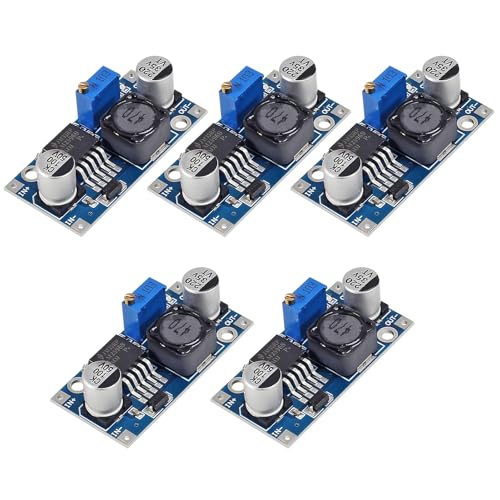 5 Pack LM2596 DC to DC Buck Converter 3.0-40V to 1.5-35V Power Supply Step Down Module - WoodArtSupply