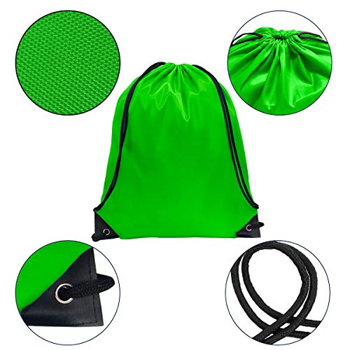 Drawstring Bags Bulk Gym String Bag Cinch Backpacks 20 Colors - WoodArtSupply