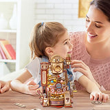 ROKR 3D Puzzles for Adults-Wooden Marble Run Chocolate Factory, Brain Teaser Model Building Kits for Adults to Build, Desk Decor for Boys Ages 14+ ROKR