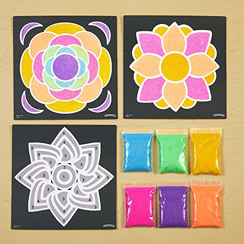 Colorations® World of Art - India Rangoli, 6 Designs with Sand Colorations