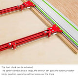 FTVOGUE Parallel Guide Rail System Circular Saw Track Set Woodworking 90 Degree Guide Rail Joining Set T-Track Miter Track Guide Auxiliary Tool for FTVOGUE