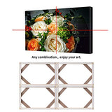 Canvas Frame, 24 x36 Inch Stretcher Bars Wood Kits with Accessories for Oil Painting and Picture Wall Art Prixas Print