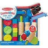 Created by Me!: Shape, Model & Mold Modeling D o u g h Kit Bundle with 1 Theme Compatible M&D Scratch Fun Mini-Pad (00165) Melissa & Doug