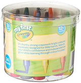 CRAYOLA MyFirst Jumbo Crayons - Assorted Colours (Pack of 24) | Easy-Grip Colouring Crayons Perfect for Toddlers Hands | Ideal for Kids Aged 12+ Crayola