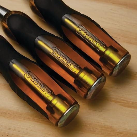 Stanley 16-970 FatMax Short Blade Chisel Set, 3-Piece Stanley