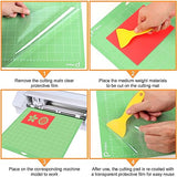 3 Pack Standard Grip Mat 12x12, Reusable Cutting Mats for Crafts, Cutting Mats for Maker 3/Maker/Explore 3/Air 2/Air/One Phinus