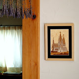 KINOWA Wooden Art Kit Kiharie Sagrada Familia Made in Japan KINOWA