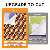 Tintnut Maryland Flag Permanent Vinyl Roll - 12 inch x 5ft, Pattern Adhesive Vinyl Compatible with Cricut Machine, Self Sticker Waterproof Vinyl Tintnut