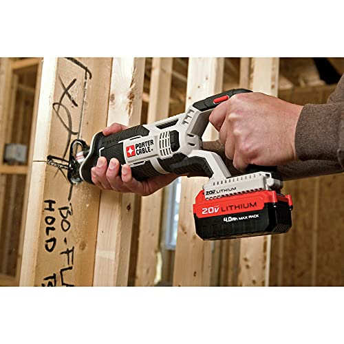 PORTER-CABLE 20V MAX* Reciprocating Saw, Tool Only (PCC670B) - WoodArtSupply