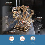 UGEARS Marble Run Chain Hoist - Engaging 3D Wooden Puzzle with Rubber Band Motor UGEARS
