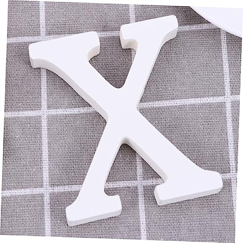 ABOOFAN Unfinished Wood Letter DIY Block Words Sign Alphabet Letters Ornaments Wooden Name Letter Wood Blocks Birthday Table Sign DIY Wooden Alphabet ABOOFAN