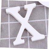 ABOOFAN Unfinished Wood Letter DIY Block Words Sign Alphabet Letters Ornaments Wooden Name Letter Wood Blocks Birthday Table Sign DIY Wooden Alphabet ABOOFAN