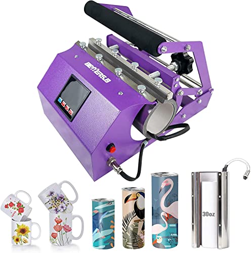 BetterSub Tumbler Mug Heat Press Machine 30 OZ 20 OZ 16 OZ Sublimation Straight Skinny Tumbler Mug Sublimation Print 11 OZ 15 OZ Sublimation Mug Heat BetterSub