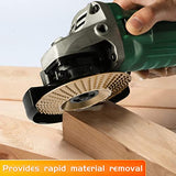 BLEKOO 4PC Angle Grinder Wood Carving Disc Set, for 4" or 4 1/2" Angle Grinder with 5/8" Arbor, Wood Shaper Carving Disc for Angle Grinder blekoo
