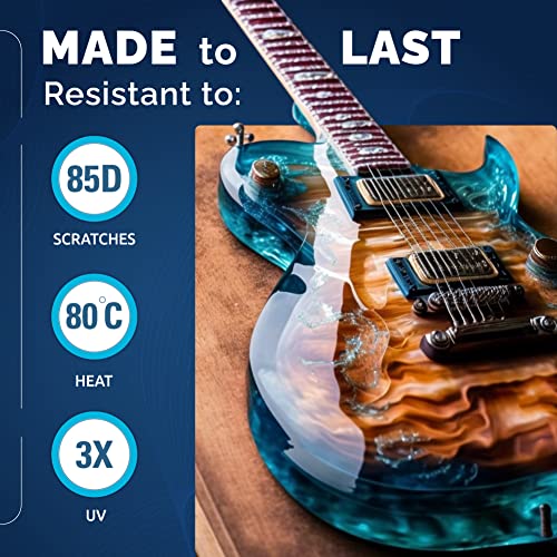 Craft Resin Deep Pour Epoxy Resin Kit 1.5 Gallon - 2 Inch Casting Crystal Crystal Clear Epoxy Resin Kit & Hardener for DIY, Art, Molds, River Table, Craft Resin