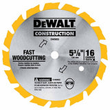 DEWALT Circular Saw Blade, 5 3/8 Inch, 16 Tooth, Wood Cutting (DW9055) DEWALT