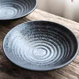 Eggone Japanese Ikebana Kit Floral Frog Flower Container with Kenzan Needle Straightening Tool - 1.57inch Black Flower Frog, 6.7inch Bowl Vase Eggone