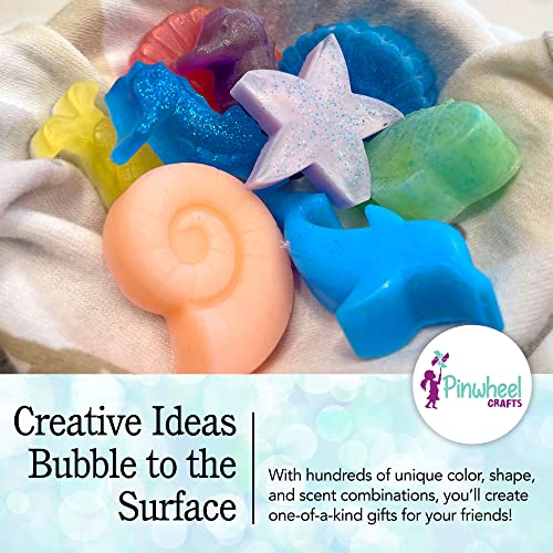 Pinwheel Crafts Soap Making Kit for Kids - Make Your Own Soap Science Kits for Kids -DIY Soap Making Supplies - Science Kits for Kids 4-6 and Up, Pinwheel Crafts