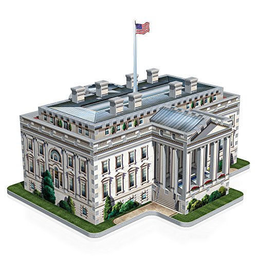 WREBBIT 3D The White House - 3D Jigsaw Puzzle (490 pieces) (W3D-1007) - WoodArtSupply