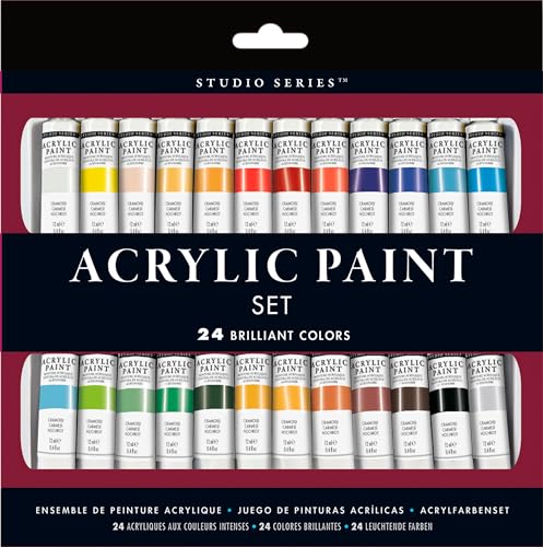 Studio Series Acrylic Paint Set (24 colors) - WoodArtSupply