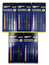 BRUFER 03066 Universal Shank Jig Saw Blade Set - Includes 5 Sets of 5 Blades - 25 Pieces Total BRUFER Quality Products
