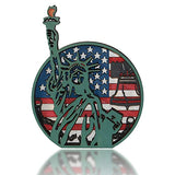 3D Wooden Independence Day Rustic Wall Sculpture – Unique Holiday Decor and Creative Gift CmayAlgc