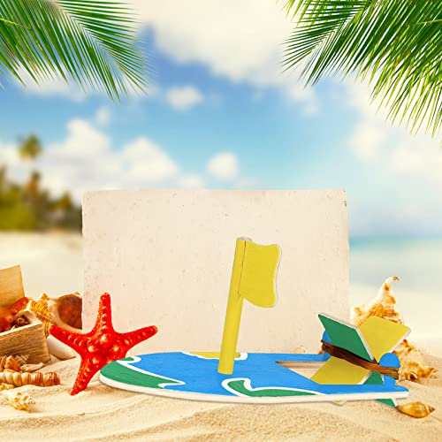 Deekin 48 Packs DIY Wood Sailboat Craft Wooden Boat Toy Rubber Band Paddle Model Boat Kits to Build and Paint for DIY Craft Gift School Projects Deekin