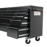 CT 72-inch Rolling Tool Chest with 15 Drawers, Mobile Workbench, Assembled Large Tool Box Storage Cabinet with Wheels for Garage Workshop in Matte CT Copper Tailor