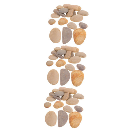 COHEALI 60 Pcs Painted Stone Flower Pot Pebbles Natural River Rocks Smooth Rocks Bundle River Stones Drawing Stones for DIY River Rocks for Painting COHEALI
