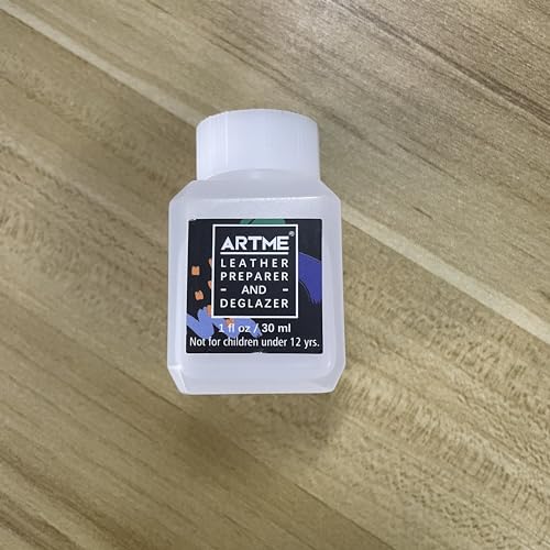 ARTME Acrylic Leather Paint Set, 20 Colors x 30ml Acrylic Leather Dye Kit Perfect for Shoes, Sneakers, Jackets, Leather Sofa, and Car Seat Artme