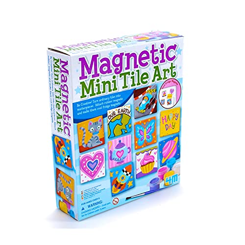 4M Magnetic Mini Tile Art, Art & Crafts DIY Kit, For Boys & Girls Ages 8+ - WoodArtSupply