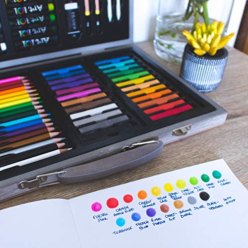 Art 101 Drawing, Skeetching, and Doodling Art Set, Assorted Colors, 111 Pieces (55111) Art 101 USA