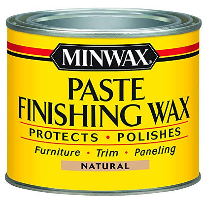 Minwax 785004444 Paste Finishing Wax, 1-Pound, Natural - WoodArtSupply